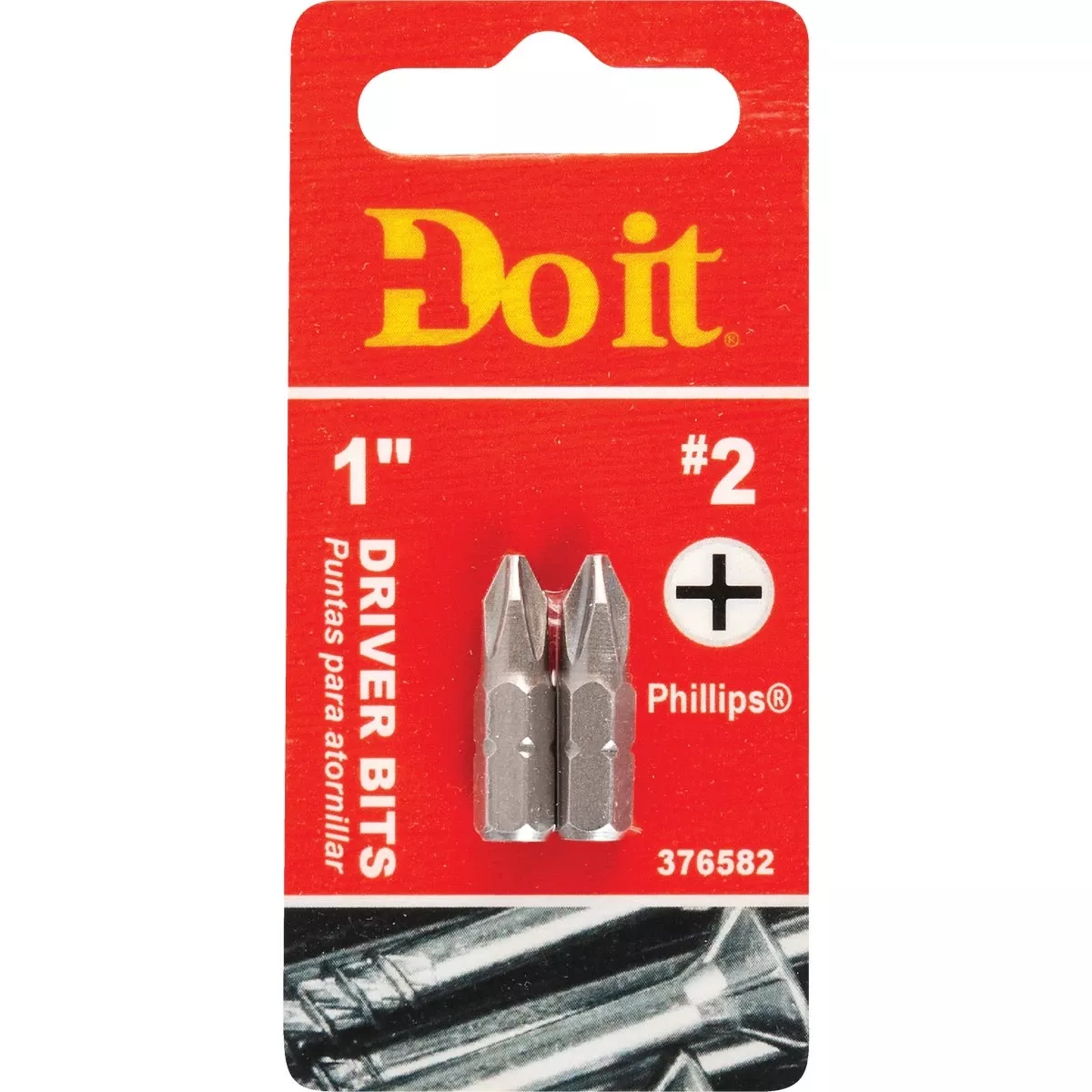 #2 Phillips 1 In. Insert Screwdriver Bit (2-pack)