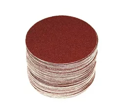 3 1/2" 36 Grit Cloth Aluminum Oxide PSA Stick-On Disc 50/bx