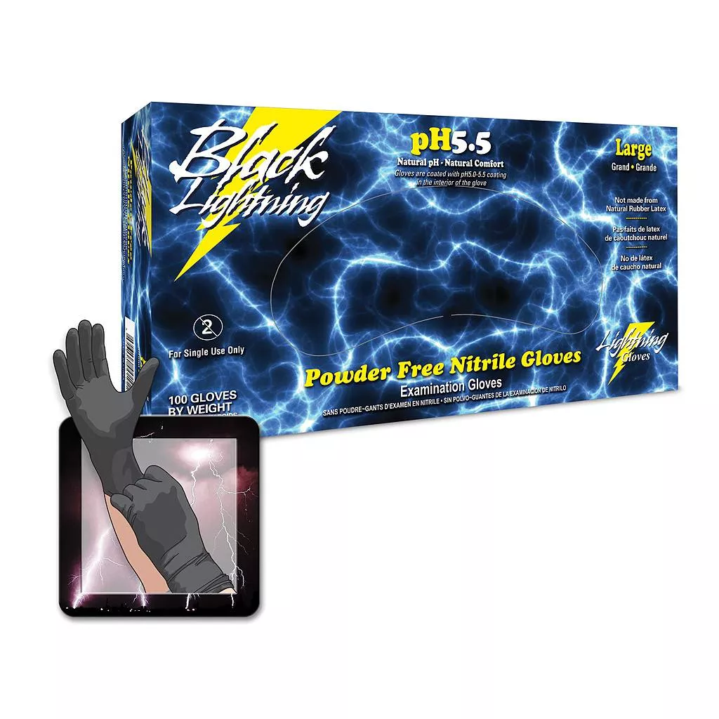 Black Lightning Gloves