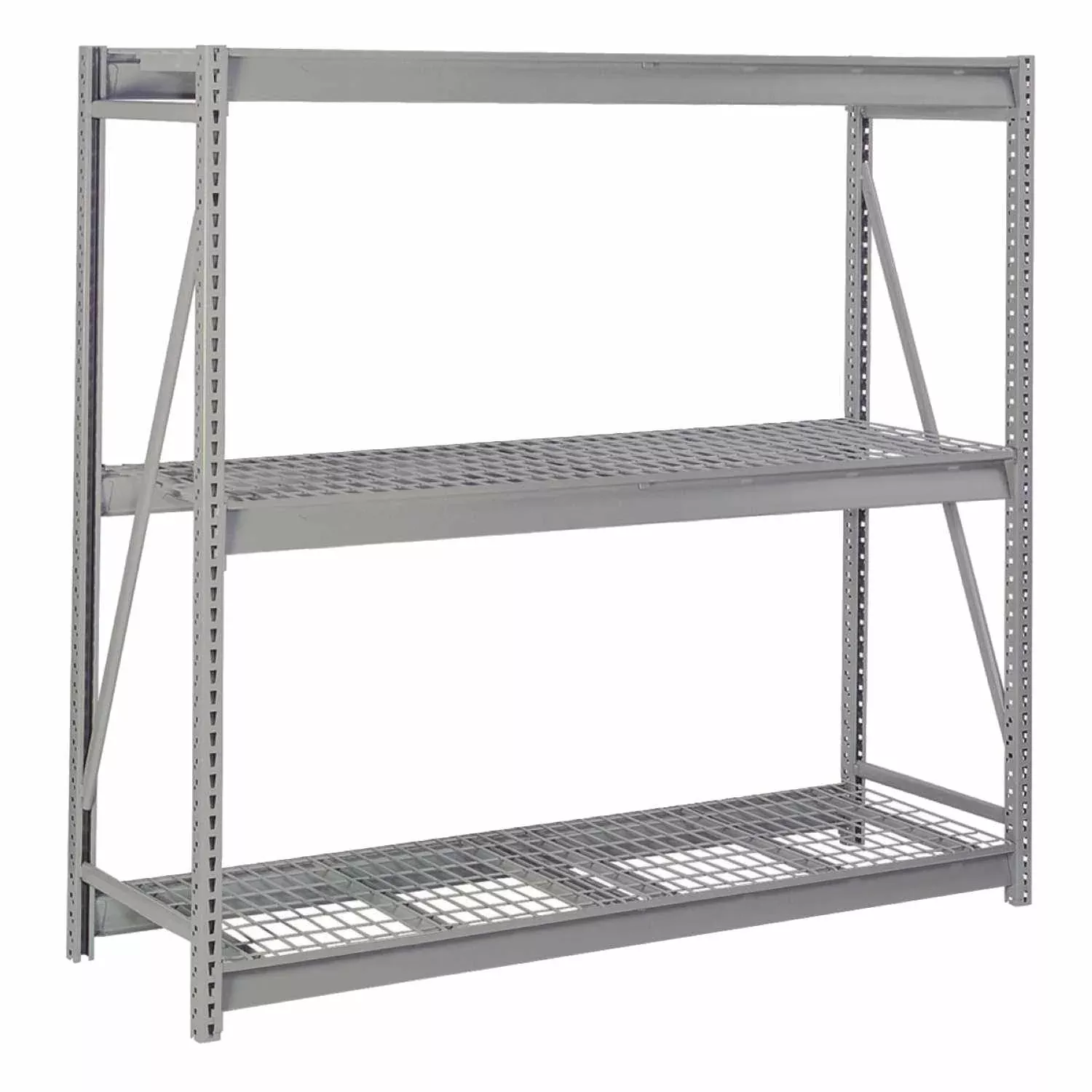 Bulk Storage Rack with Galvanized Wire Decking