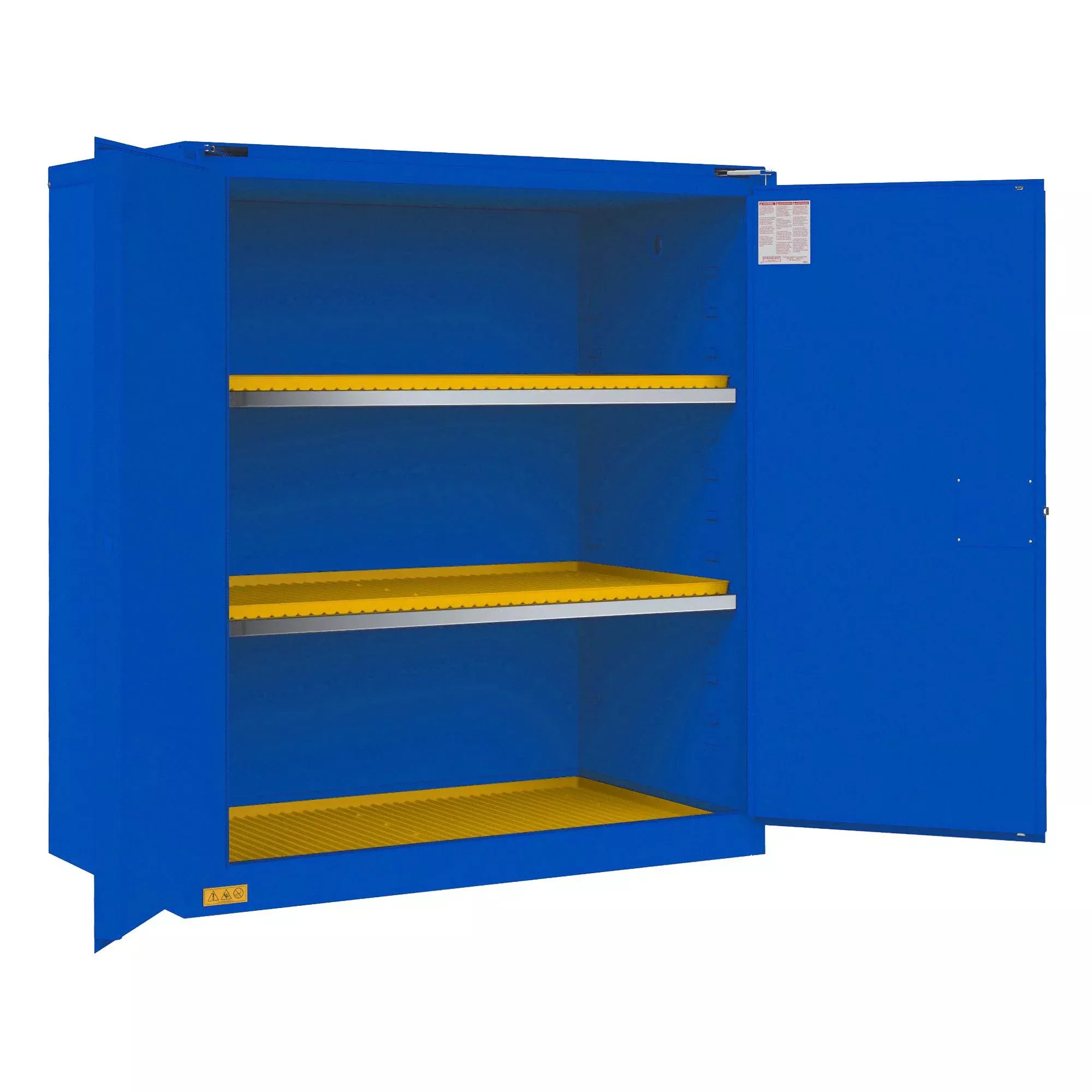 Corrosive Storage, 120 Gallon, Self Close