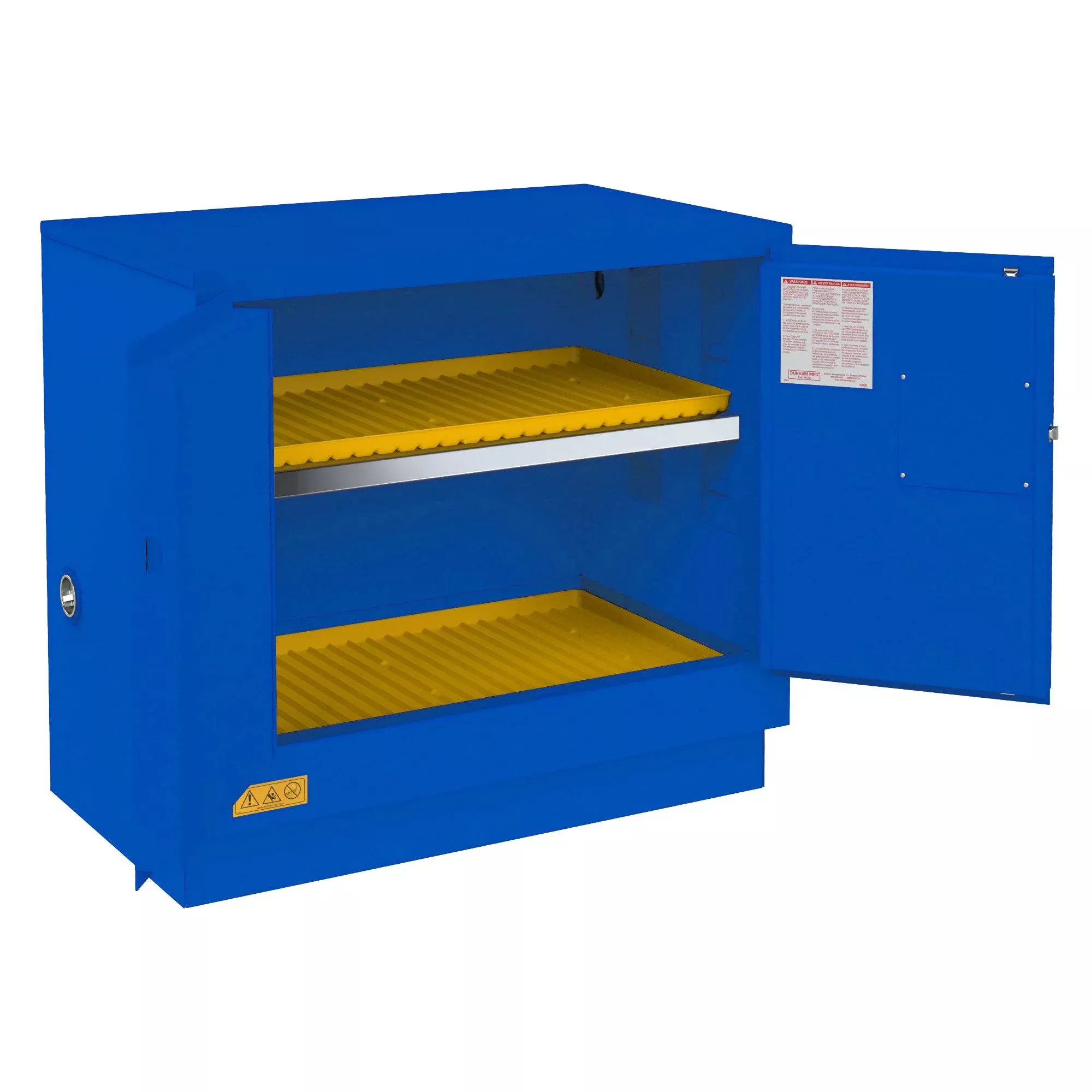 Corrosive Storage, 22 Gallon, Under Counter, Manual