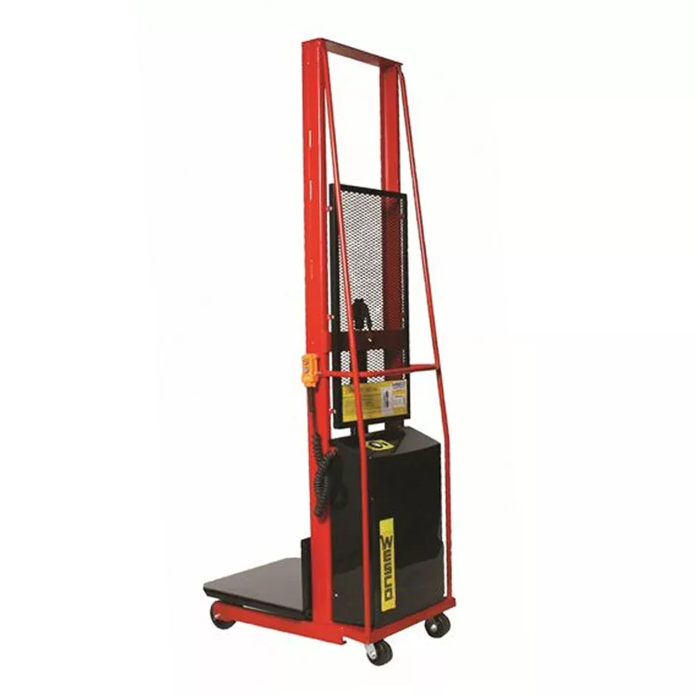 Fixed Base Powered Stacker, 1000 lb Capacity