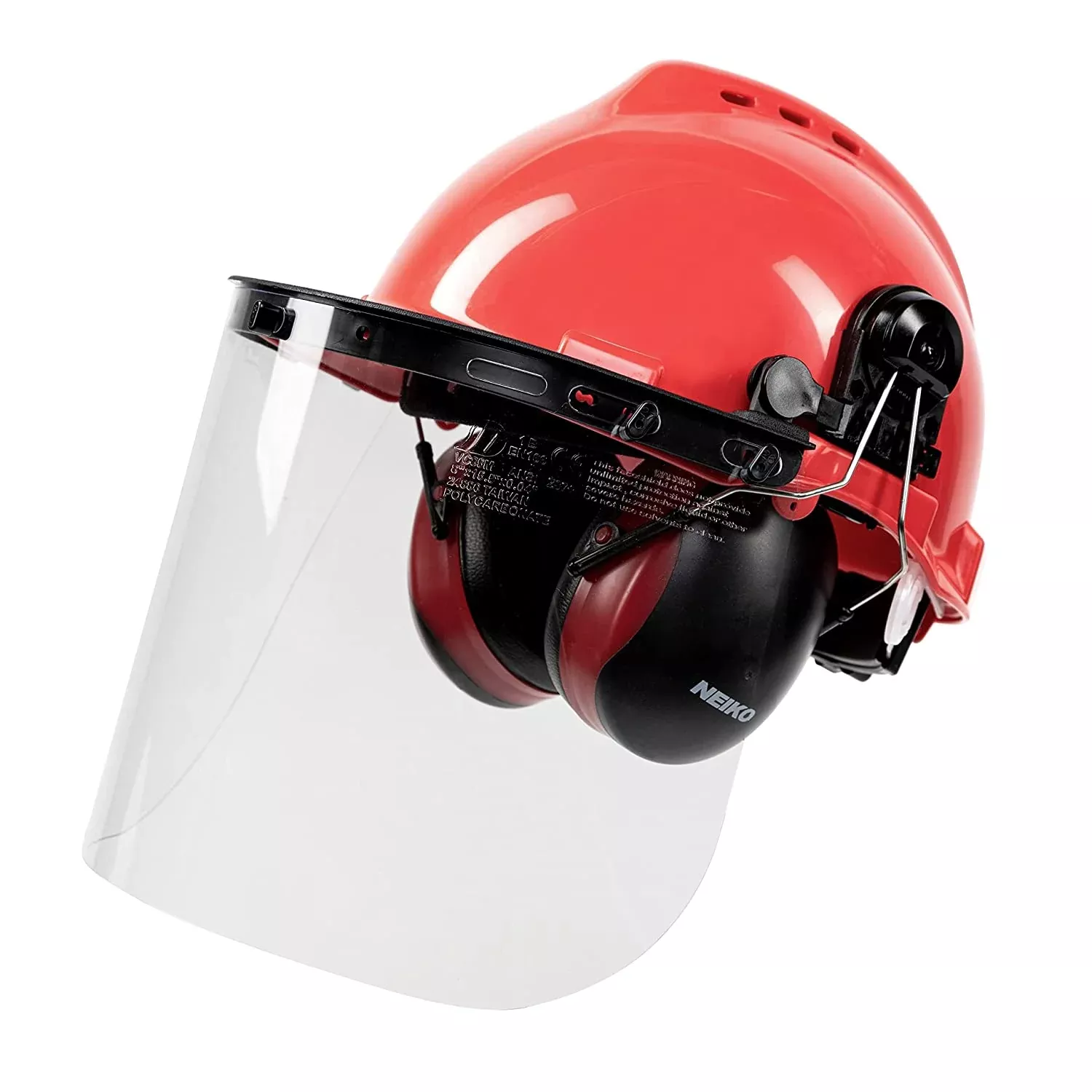 Forestry Safety Helmet – Face Shield, Mesh Visor & Earmuffs (5-in-1)