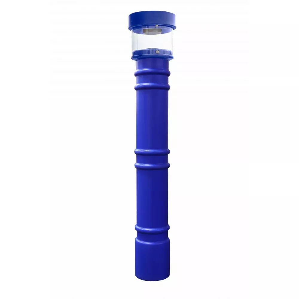 Hard Wired Lighted Bollard Covers for 4" and 6" Pipe (57" Height)