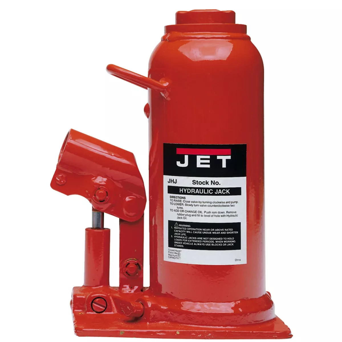 Jet Tools 5-TON BOTTLE JACK, RED