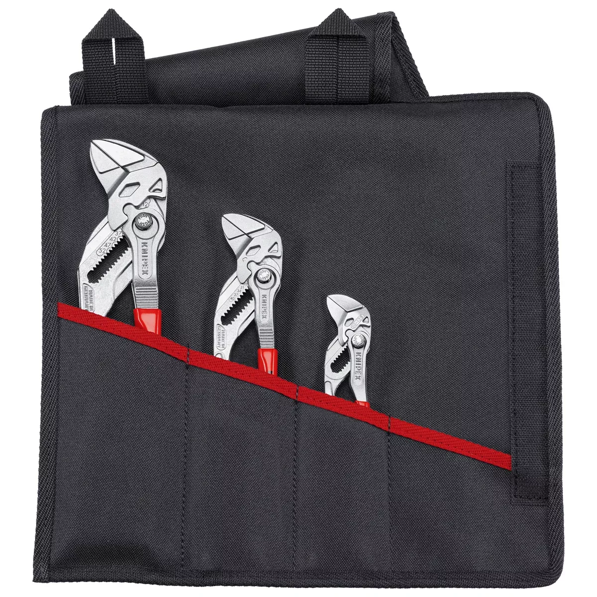 KNIPEX 3 Pc Pliers Wrench Set in Tool Roll