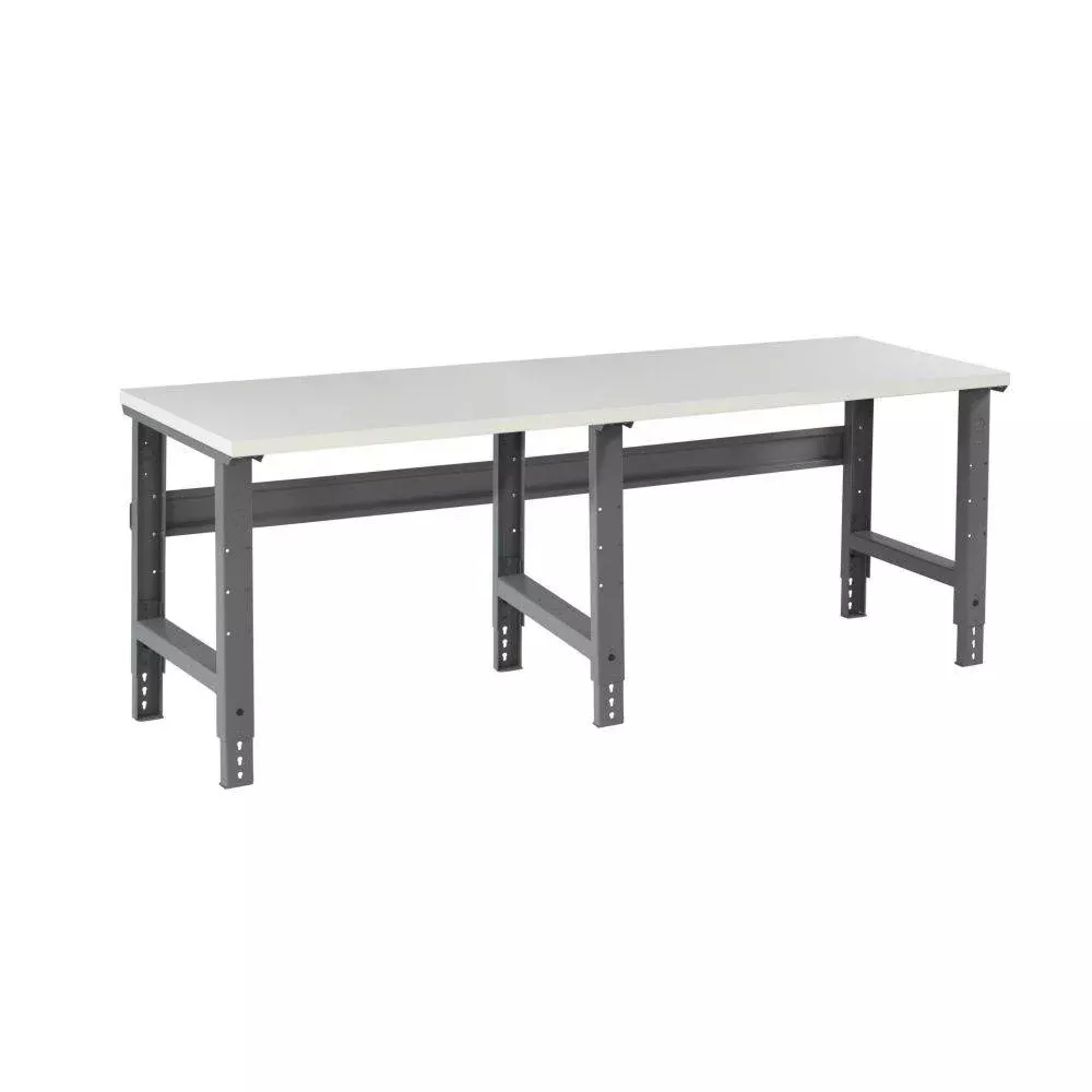 Plastic Top Workbench w/ Adjustable Top