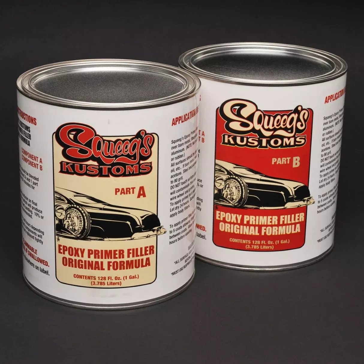 Squeeg’s Kustoms Epoxy Primer Kit 2 Gallon with Reducer